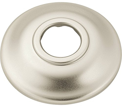 Moen Brushed Nickel Replacement Shower Arm Flange for Universal Standard Moen Shower Arms, AT2199BN