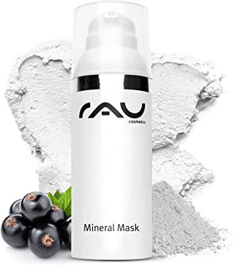 RAU Cosmetics Rügener Heilkreide & Zink Gesichtsmaske – Mineralische Maske gegen Mitesser, Pickel & Unreinheiten für reine Haut, 50 ml