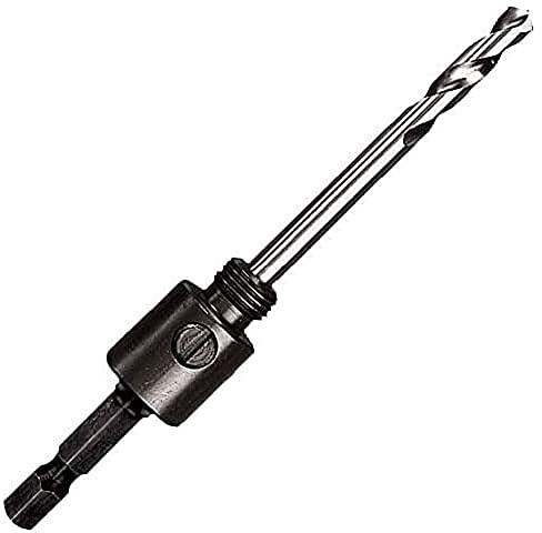 Starrett XA4C Hole Saws Arbor - 14-30mm Hex Shank Arbor 1/2 Screw Thread with 6.35mm Carbide Tipped Pilot Drill - Quick Change Mandrel