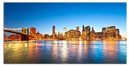 PANORAMA BILD in 120x60cm TOP Bilder! (City Skyline) Wandbild xxl günstig & modern ART PRINT Wandbilder Bilder EXKLUSIVES Fotowandbild auf Leinwand und Keilrahmen Bild Leinwandbild Fotodruck modern Zeitlos Stilvoll wie ein Gemälde Ausführung schöner Kunstdruck auf echter Leinwand als Wandbild mit Rahmen. Preiswerter als Ölbild Gemälde Foto Poster Plakat mit Bilderrahmen.