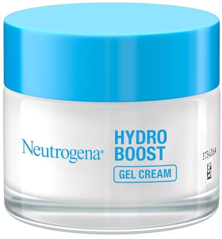 Neutrogena Hydro Boost Gel-Creme für das Gesicht, Hyaluronsäure, für trockene Haut, 1 Topf mit 50 ml
