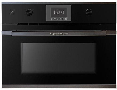 Küppersbusch CBM6350.0S2 Einbau-Kompaktbackofen mit Mikrowelle, Glas/Metall, Schwarz