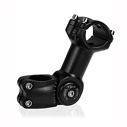 ANCLLO Verstellbarer Fahrradvorbau ± 60 Grad 25,4 mm verstellbarer Mountainbikevorbau Erhöhung 110 mm Fahrradlenker-Verlängerung für Mountainbike, Rennrad, Radfahren