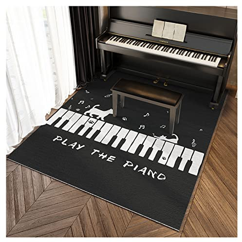 PPGE Klavier Schalldichter Teppich Schlagzeug Teppich Schallschutz Teppich Schallschutzmatte Trommel Rutschfester Matte Drum Schalldämmmatte Schalldämmung Klavier Teppich (Size:80x160 cm,Color:D)