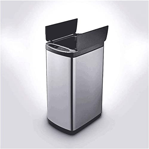 TATSEN Cubo de Basura Inteligente for el hogar Cubo de Basura de inducción automático con Tapa Cubo de Basura de Carga USB Cubo de Basura 20/30L Alimentado por baterías (Color : D, Size : 30L)