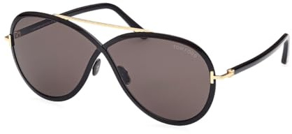 Tom Ford Sonnenbrillen RICKIE FT 1007 Shiny Black/Grey 65/5/135 Damen