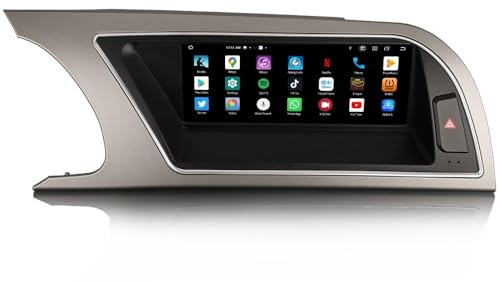 GONFEN 8,8 Zoll IPS Bildschirm Acht-Kern Android 13 DAB+ Autoradio Für Audi A5/S5/RS5 2009-2016 mit GPS Navi Unterstützt CarPlay Android AUTO 64GB ROM Bluetooth SWC WiFi DSP MMI-System Kamera TPMS DVR