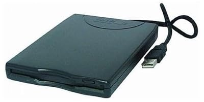 Externes USB Diskettenlaufwerk, schwarz