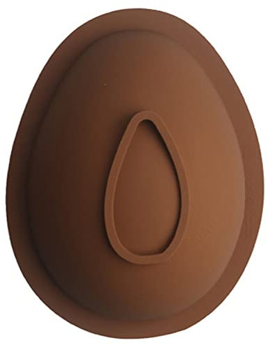Lazyspace Moule 3D en silicone pour œufs de Pâques et chocolat - Moule à mousse surprise de Pâques - Outil de cuisson pour chocolat chaud, bombes au cacao et gâteaux