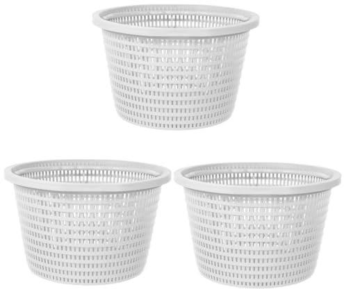 YARNOW 3stücke Inground Pool Skimmer Korb Universeller Filterkorb Für Geeignet Für Langlebigem Einfach Zu Reinigen Verhindert Verstopfungen Für Effektive Wasserfiltration