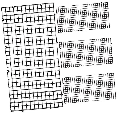 Milisten 4pcs Aquarium Grid Divider Plate Easy Install Fish Tank Divider for Separating Fish Premium for Isolation and Control