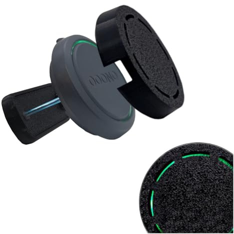 Kstar Magnetische Halterung für OOONO NO2 + Tarnkappe | Abdeckung zur Befestigung am Armaturenbrett, Selbstklebende Halterung mit 3M Klebepad, kompatibel mit OOONO NO2 - Made in Germany.