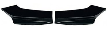 Frontflaps kompatibel mit BMW 5er F10/F11 M–Paket 2011–2016 mit ABE TÜV | kompatibel mit BMW 5er F10/F11 M-Pack 2011-2016 - Schwarz glänzend