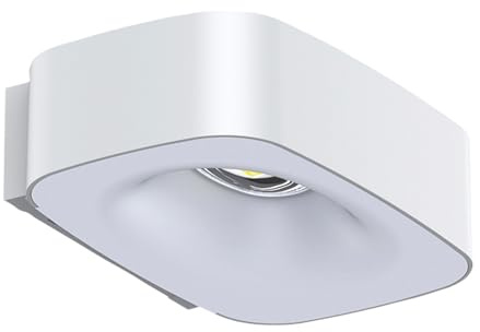 Velamp ANGEL – Applique LED Solare da Esterno 700 Lumen con Doppio Fascio Luminoso – Luce da Parete per Giardino, Ingresso, Terrazza – Resistente a Pioggia e Polvere – Bianco