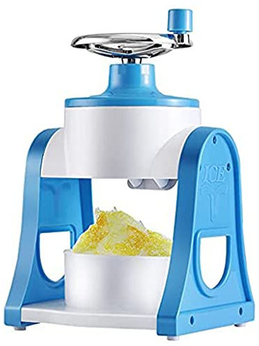 CVZJ Manual Ice Crusher Shaver Handheld Snow Crushing Ice Machine Ice Slush Maker