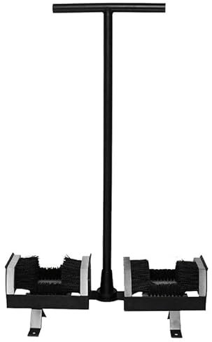 HQYMXYGEUR Autolaveuse de Bottes avec poignée,Brosse grattoir à Chaussures,Nettoyant Robuste pour Bottes et Chaussures,Brosse grattoir pour Bottes,Autolaveuse de Chaussures