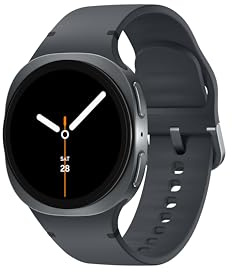 Samsung Galaxy Watch8 Smartwatch, 40 mm, Dunkelgrau, LTE (CAD-Version & Garantie) – AI-Assistent (Gemini), Schlaf-Coaching, Fitness-Tracking