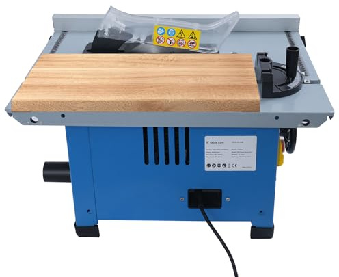 Bordscirkelsåg elektrisk 1 400 W 220 V med 36 mm skärhöjd, 4 200 varv/min, justerbar vinkel (0–45 °) för träbearbetning, gör-det-självare och möbelkonstruktion