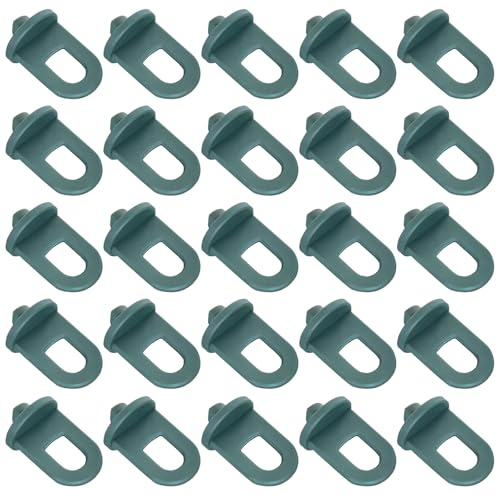 DOETYD 50 PCS Greenhouse Clips,Plastic Fixing Clips Twist Clips,Greenhouse Accessories Hanging Hook for Indoor Pot&Basket Pot