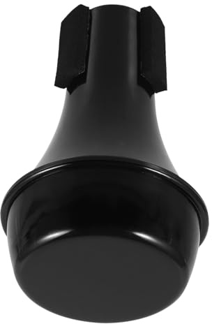 Mobestech Mute Trompette Plastique Léger pour Pratique Silencieuse de Bruit Compatible Cornet et Trompette Installation sans Outil pour Musiciens à Domicile