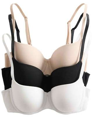 Marks & Spencer Sujetadores Balconette con Aros y Alto Contenido en Algodón para Mujer Pack de 3