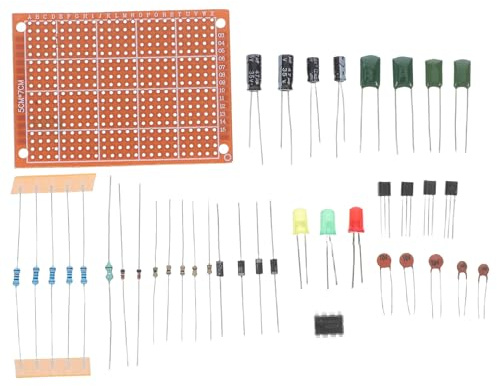 Breadboard Cable Kit for Learners and Beginners School Season Decor | Pcb Component Set, DIY Projects and Electronic Experimentation, Reliable Practice for Soldering Skills, Interactive Learning