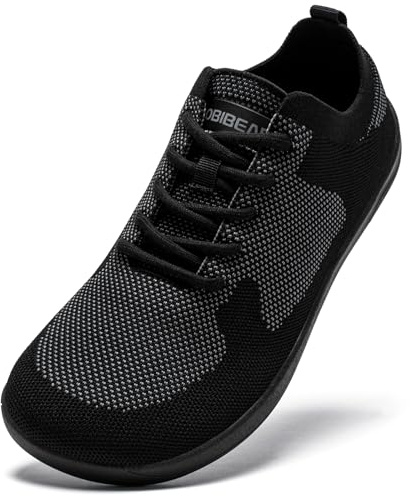 HOBIBEAR Zapatillas Barefoot Unisex, Puntera Ancha, Malla Transpirable