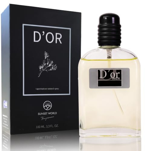 D’Or Man - Compatibile con Diore Homme. Acqua di Colonia Intense 100 ml, Profumo ai Feromoni per Uomo, Profumi Equivalenti