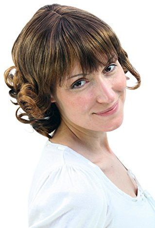 CUTE Romantic LOOK Victorian BRUNETTE brown highlights strands Lady QUALITY Wig Cosplay Gothic Lolita (2001 Colour 30H114)