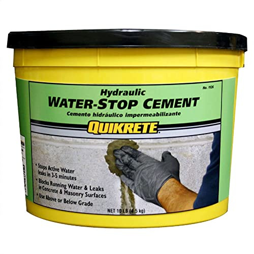 Quikrete hidráulico al agua Stop cemento 3 – 5 min 10 Lb