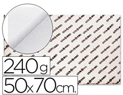 GUARRO CANSON 200408034 Pack 25 Blätter Papier Wasserfarben 240 g, 50 x 70 mm