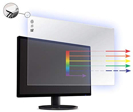 26 pollici Vizomax Luce Anti-blu Protezione Schermo per televisione. Si adatta LCD, LED e Plasma televisori TV