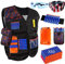 OFUN 56 Pezzi Gilet Tattico per Bambini, Gilet Nerf Elite per Nerf N-Strike Serie Elite, Giubbotto Nerf per Pistole Nerf,Regalo per Ragazzi E Ragazzei