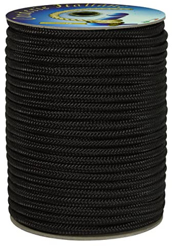 Corderie Italiane 006063391 Treccia polipropilene nera 6 mm - 100 mt