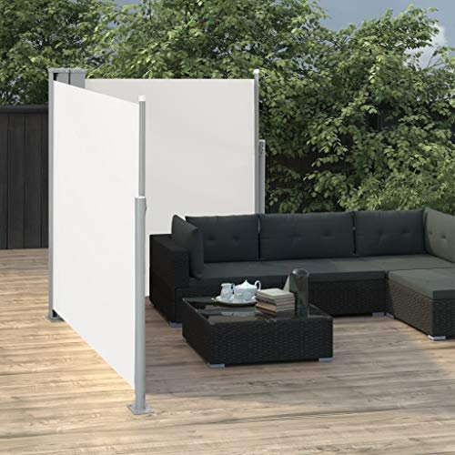 Tidyard Tenda da Sole Laterale Retrattile per Patio Nero/Rosso/Blu/Marrone/Crema,Tenda da Sole per Esterno,Tenda da Sole Laterale,Tenda da Sole da Balcone,Tenda da Sole Avvolgibile
