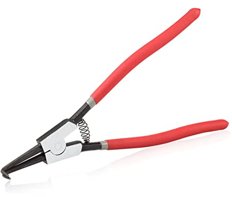 SPEEDWOX 13-Inch Snap Ring Pliers, External Circlip Pliers 90 Degree Bent Jaws, Tip Diameter 0.12(3mm), Carbon Steel Retaining Ring Pliers, Precision Ring Removal Tool for Retaining Rings C Clip