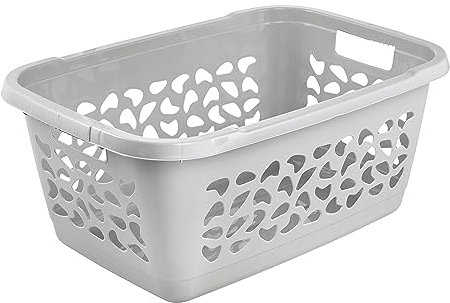 keeeper Wäschekorb, Luftdurchlässiges Dekor, 52 l, Jost, Nordic Grey