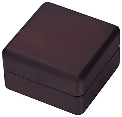 Manschettenknopf-Box Holz-Manschettenknopf-Ausstellungsbox, Klavierlackierte Holzbox for Schmuckstücke, Ring-Aufbewahrungsbox