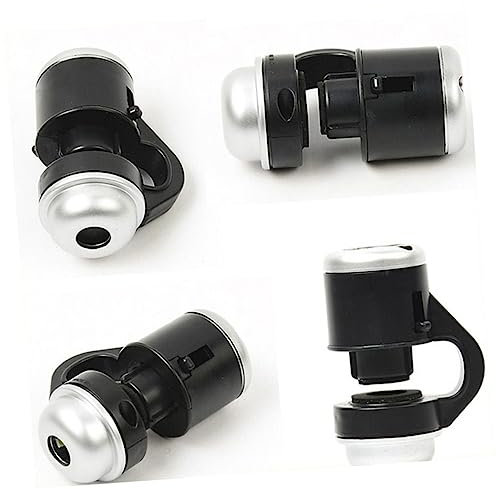 UKCOCO Zoommikroskop-vergrößerungslinse Mit Universalclip Für Handys Optische Led-Clip-Lupe Mikroskoplupe Zum Vergrößern Von Schecks Schmuck Münzen Briefmarken Und Antiquitäten Tragbar Ei