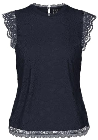 PIECES Pcolline Sl Lace Top Noos