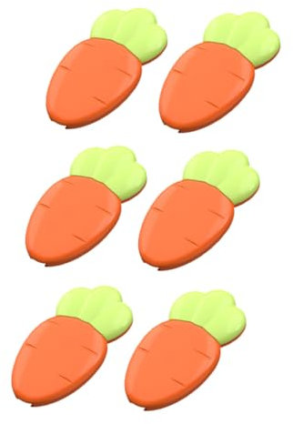 SEWOART 6St Sicherheitsnadel Sicherheit für Kinder Karotten-Broschen-Anstecknadel Stainless Steel inoxlm Cartoon-Baby-Stift Sicherheit Baby niedlich Windel Wäscheklammer