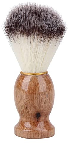 Generic Badger Hair - Brocha de afeitar para hombre, peluquería para hombre, limpieza facial de barba, cepillo de afeitar de espuma, bonito y moderno