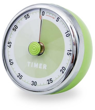 Visueller Timer, Time Kinder, 60 Minuten Countdown Timer Eieruhr Mechanisches Uhrwerk Schreibtisch Timer Zeitmanagement Tool für Kinder und Erwachsene Lernen Arbeiten Kochen Fitness