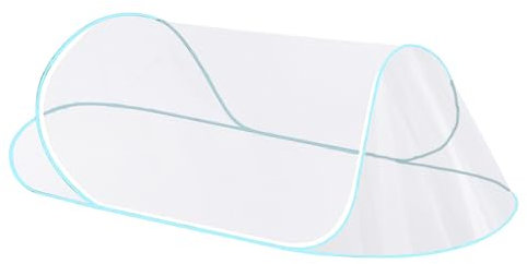 CMINGJ Large Pop Up Mosquito Tent, Portable Foldable Mosquito Net for Bed Camping Travel Patio (78 * 31 * 22inch) (Blue Fixed Size)