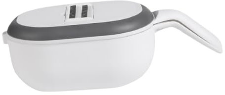 Cabilock Robuster Edelstahl Easy Gemüseschneider Veggie Reibe Multifunktions Slicer Weiß Separator Gemüse Reiben