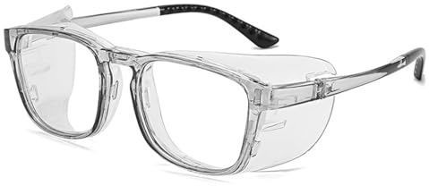 IRIRI Lunettes de Protection for Homme avec Chambre D'humidité | Lunettes Anti-lumière Bleue et Anti-pollen | Protection UV400 Antibuée | Soulagement de La Sécheresse Oculaire Au Bureau et en Extérieu