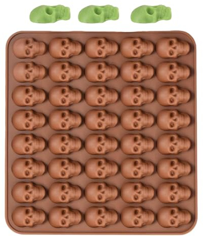 Moule à chocolat crâne silicone réutilisable antiadhésif DIY