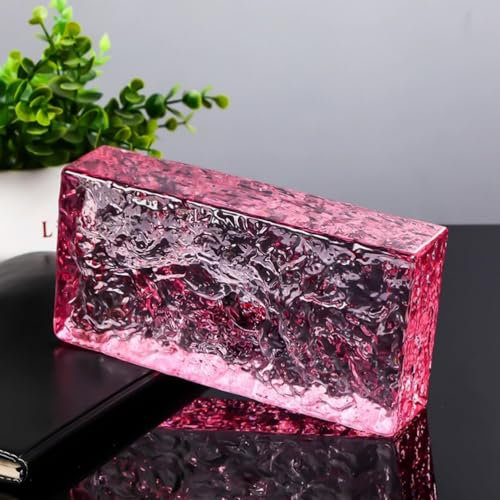 Mixtric Briques De Verre Décoration Murale Briques De Verre Rectangulaires Pleines Utilisées comme Cloisons Ou Murs D'accent,15,1PCS