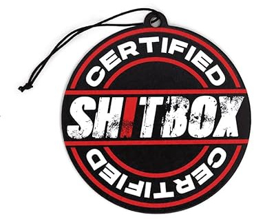 Shitbox Rostlaube Schrottkarre - Duft NEW CAR - Accessories Zubehör Car Scents Fahrzeug KFZ Air Freshener - Airfreshener Duftanhänger Duftbaum JDM Auto Lufterfrischer
