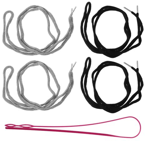 OFFSCH Kit de Repuesto de Cordones Ajustables para Pantalones Sudaderas y Chaquetas con Mango Antideslizante y Cuerda Resistente para Shorts y Joggers Compatible y Duradero para Uso